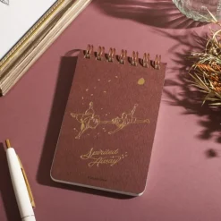 Hot Stamped ring notebook 11,5×7,2cm Chihiro & Haku - Spirited Away Notebooks And Notepads