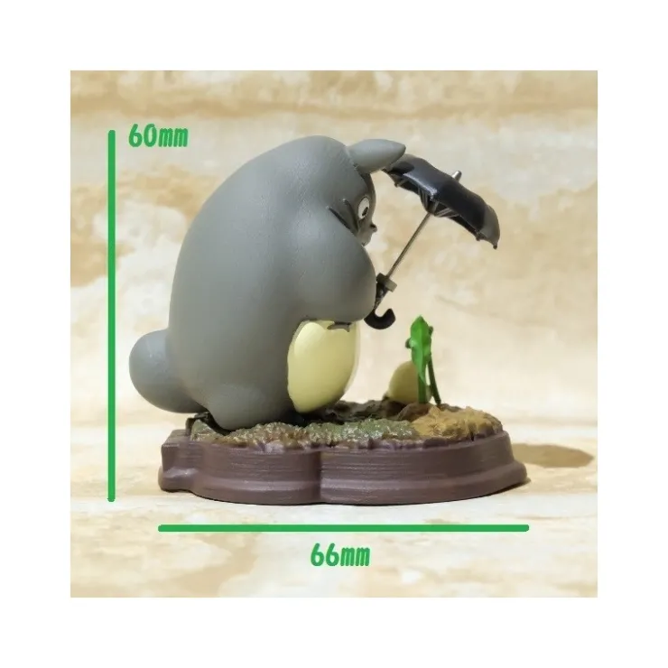 Outlet Statue Collection Stop Motion Totoro Grey Dondoko Pose 9 - My Neighbor Totoro Statues