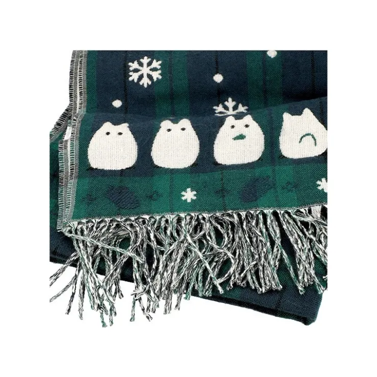 Sale Stole With Button Totoro Check Pattern - My Neighbor Tororo Outfits