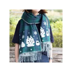 Sale Stole With Button Totoro Check Pattern - My Neighbor Tororo Outfits