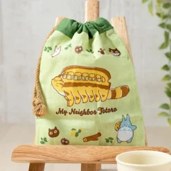 New String pouch Totoro & Catbus - My Neighbor Totoro Bags