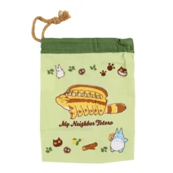 New String pouch Totoro & Catbus - My Neighbor Totoro Bags
