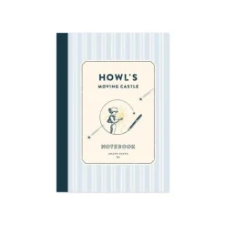 Hot Stripes Notebook 12,8 X 18,2 cm - Howl's Moving Castle Notebooks And Notepads