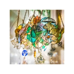 Outlet Sun catcher Stained glass Sheeta & Pazu - Castle in the Sky Décoration