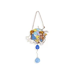 Outlet Sun catcher Stained glass Sheeta & Pazu - Castle in the Sky Décoration