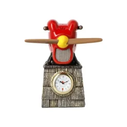 Online TABLE CLOCK FIO PICCOLO SAVOIA LATE MODEL - PORCO ROSSO Décoration
