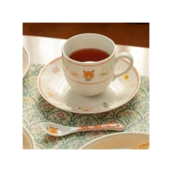 Hot Tea time & Cat Plate - The Cat Returns Kitchenware