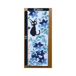 Sale Tenugui Jiji Blue flowers - Kiki’s Delivery Service Outfits