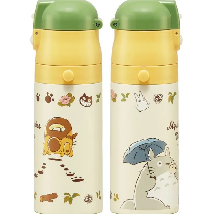 Clearance Thermos Bottle double opening Totoro & Catbus - My Neighbor Totoro Kitchenware