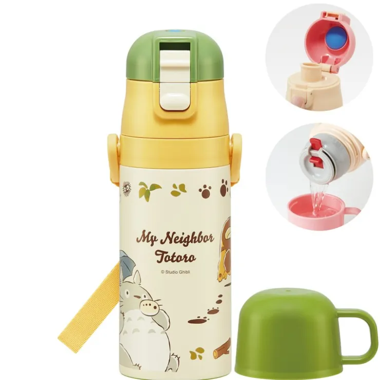 Clearance Thermos Bottle double opening Totoro & Catbus - My Neighbor Totoro Kitchenware