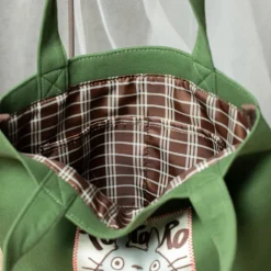 Tote bag Totoro Autumn Green - My Neighbor Totoro Bags