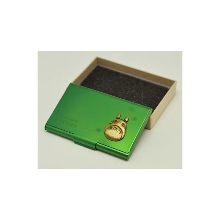 Online Totoro Metal Card Case Green - My Neighbor Totoro Accessories