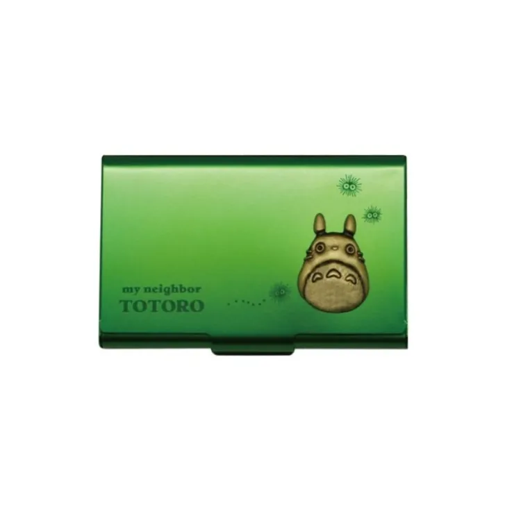 Online Totoro Metal Card Case Green - My Neighbor Totoro Accessories