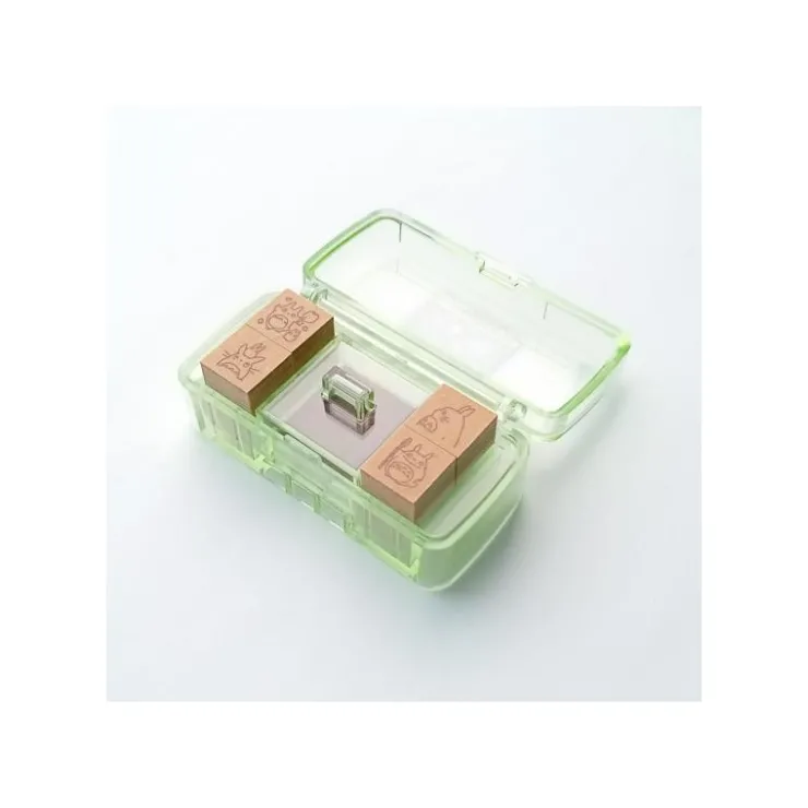 Sale Totoro Mini Stamp Set Green - My Neighbor Totoro Small Equipment