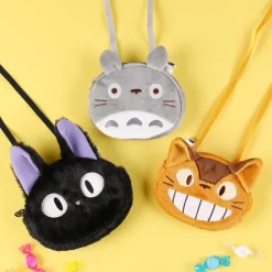 New Totoro Plush Pouch 12,5 x 15,5 x 2 cm - My Neighbor Totoro Bags