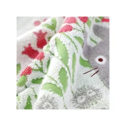 Sale Towel Totoro Wild flowers 34x80 cm - My Neighbor Totoro Household Linen