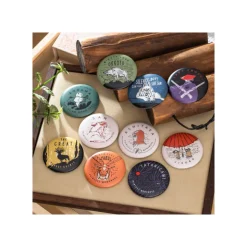 Clearance Vintage Badge Collection 10 PCS - Princess Mononoke Badges
