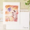 Discount Watercolour Greeting cards 24 x 15,8 cm Rescue - Castle in the Sky Postcards And Letter Papers