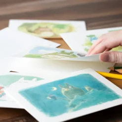 Watercolour Greeting cards 24 x 15,8 cm Chihiro - Spirited Away Postcards And Letter Papers
