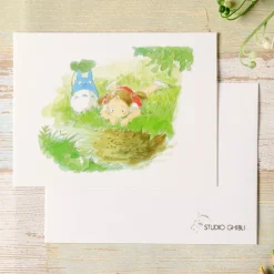 Best Watercolour Greeting cards 24 x 15,8 cm Summer - My Neighbor Totoro Postcards And Letter Papers