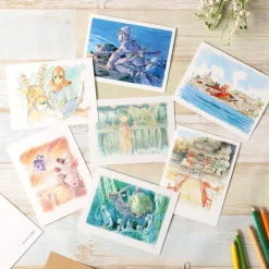 Best Watercolour Greeting cards 24 x 15,8 cm Summer - My Neighbor Totoro Postcards And Letter Papers