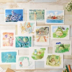 Hot Watercolour Greeting cards 24 x 15,8 cm Aburaya - Spirited Away Postcards And Letter Papers