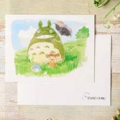 Discount Watercolour Greeting cards 24 x 15,8 cm Mei & Totoro - My Neighbor To Postcards And Letter Papers