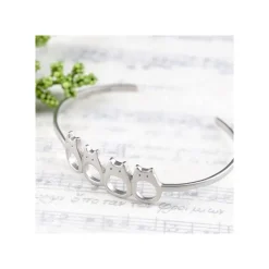 Outlet White Totoro Metal Garland Bracelet - My Neighbor Totoro Jewellery