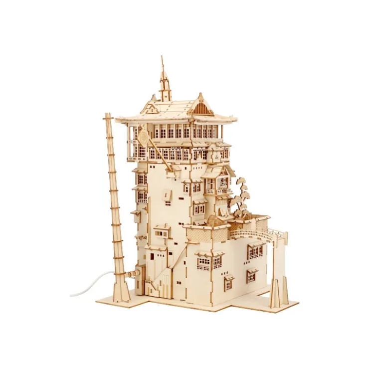 Wooden Craft Kit Kigumi Aburaya - Spirited Away Arts And Crafts