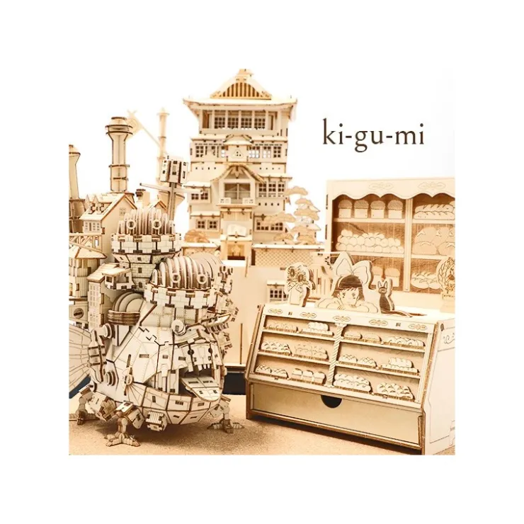 Wooden Craft Kit Kigumi Howl’s Castle - Howl's Moving Castle Arts And Crafts