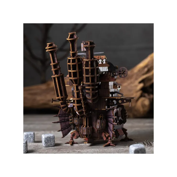 Online Wooden model Kigumi Hauru’s castle - Howl’s Moving Castle Arts And Crafts