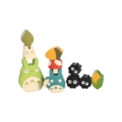 Wood Figurine Totoro with Soot Sprites - My Neighbor Totoro Toys