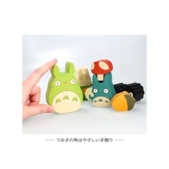 Wood Figurine Totoro with Soot Sprites - My Neighbor Totoro Toys