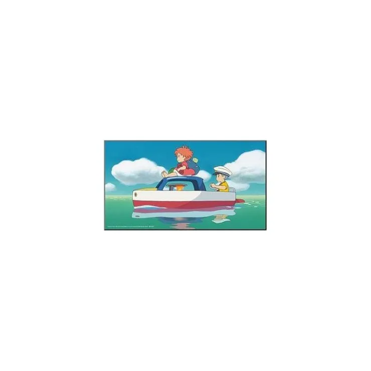 Hot WOOD PANEL GHIBLI 02 - PONYO & SOSUKE Wall Decoration