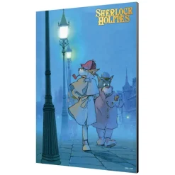 Hot Wood Panel 02 - Holmes & Watson - Sherlock Holmes Wall Decoration