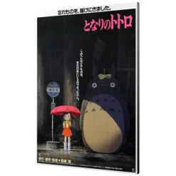 Best Wood Panel 35 x 50 Japanese Movie Poster – Totoro Wall Decoration